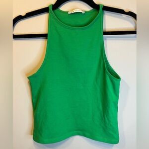 Zara Vibrant Green Tank Top